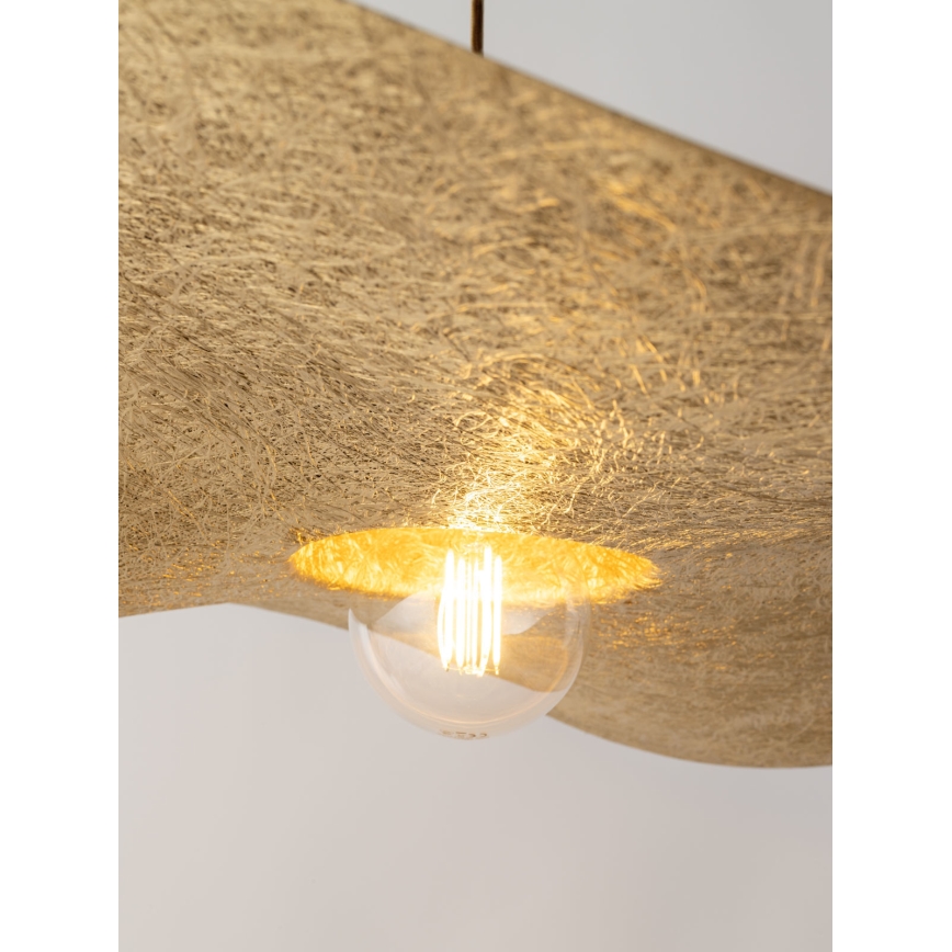Candelabro suspenso KAPELLO 1xE27/60W/230V diâmetro 55 cm preto/dourado