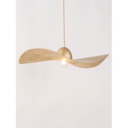 Candelabro suspenso KAPELLO 1xE27/60W/230V diâmetro 76 cm dourado