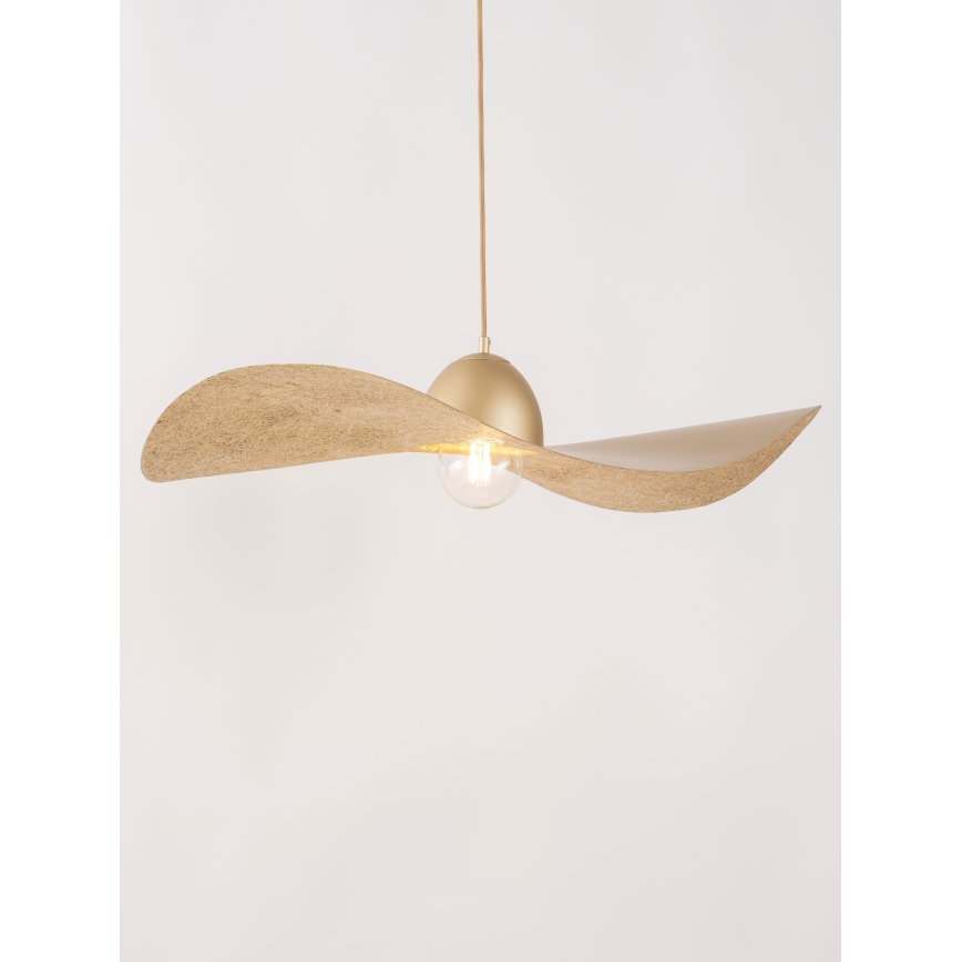 Candelabro suspenso KAPELLO 1xE27/60W/230V diâmetro 76 cm dourado