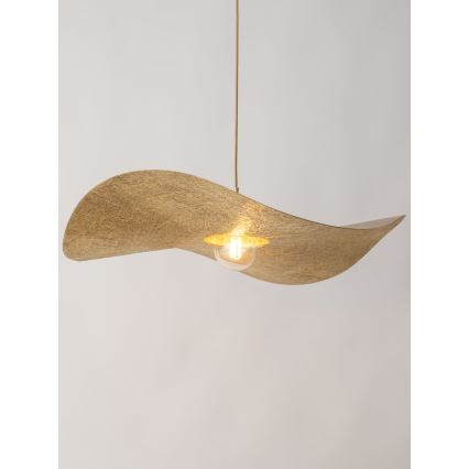 Candelabro suspenso KAPELLO 1xE27/60W/230V diâmetro 76 cm dourado
