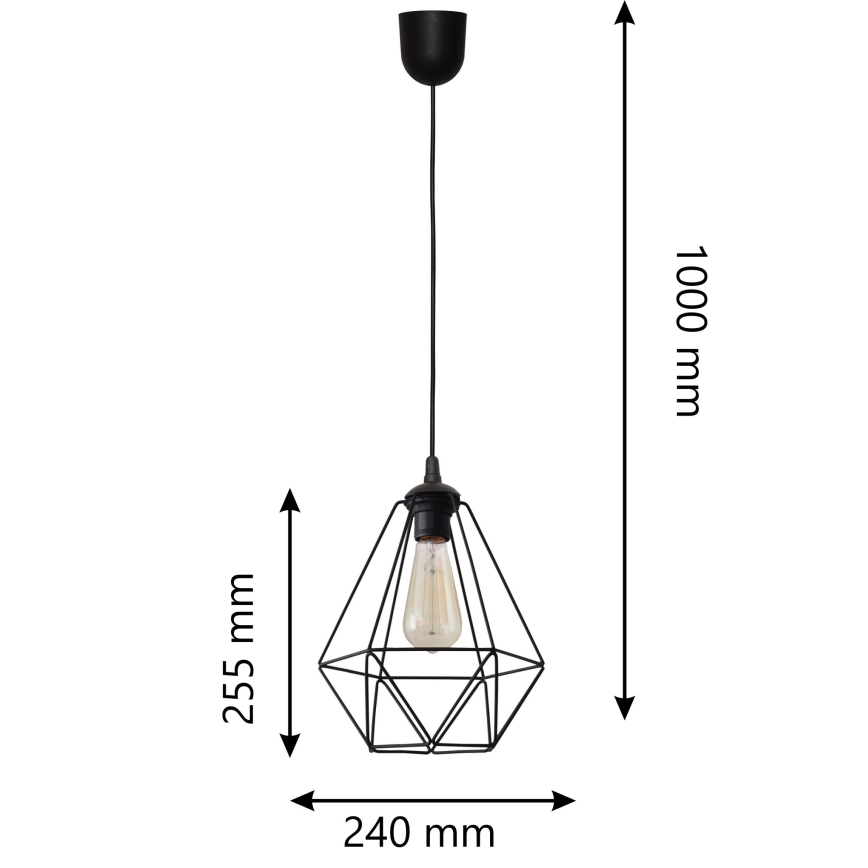 Candelabro suspenso KARO 1xE27/15W/230V