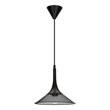 Candelabro suspenso KIRUNA 1xE27/40W/230V diâmetro 25 cm preto