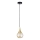 Candelabro suspenso LACRIMA HONEY 1xE27/60W/230V