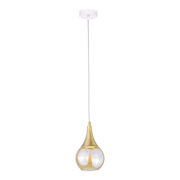 Candelabro suspenso LACRIMA WHITE 1xE27/60W/230V