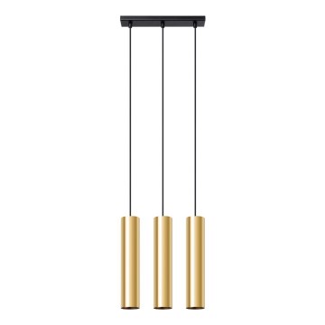 Candelabro suspenso LAGOS 3xGU10/10W/230V dourada