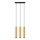 Candelabro suspenso LAGOS 3xGU10/10W/230V dourada