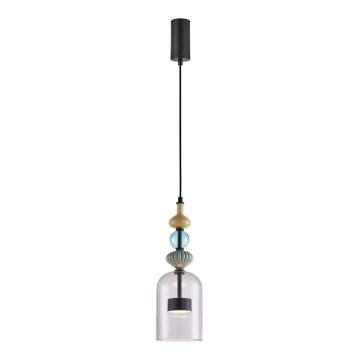 Candelabro suspenso LED ARTE LED/12W/230V diâmetro 13 cm preto
