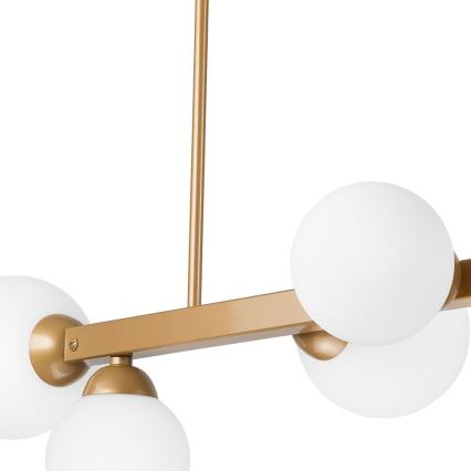 Candelabro suspenso LED ASTRO 6xG9/5W/230V dourado