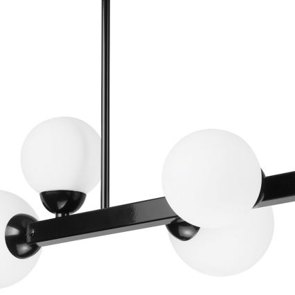 Candelabro suspenso LED ASTRO 6xG9/5W/230V preto