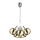 Candelabro suspenso LED BALLS 6xLED/5W230V dourado/cromado mate