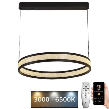 Candelabro suspenso LED com regulação LED/45W/230V 3000-6500K preto + controlo remoto