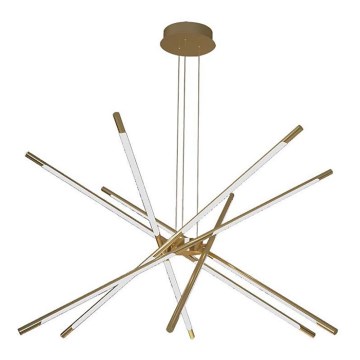 Candelabro suspenso LED com regulação LED/50W/230V 3000K dourada