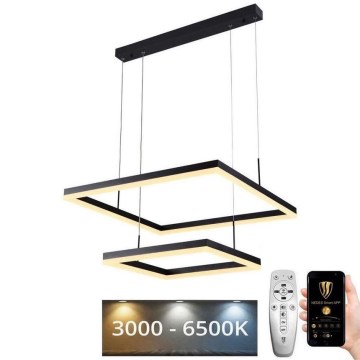 Candelabro suspenso LED com regulação LED/90W/230V 3000-6500K + controlo remoto