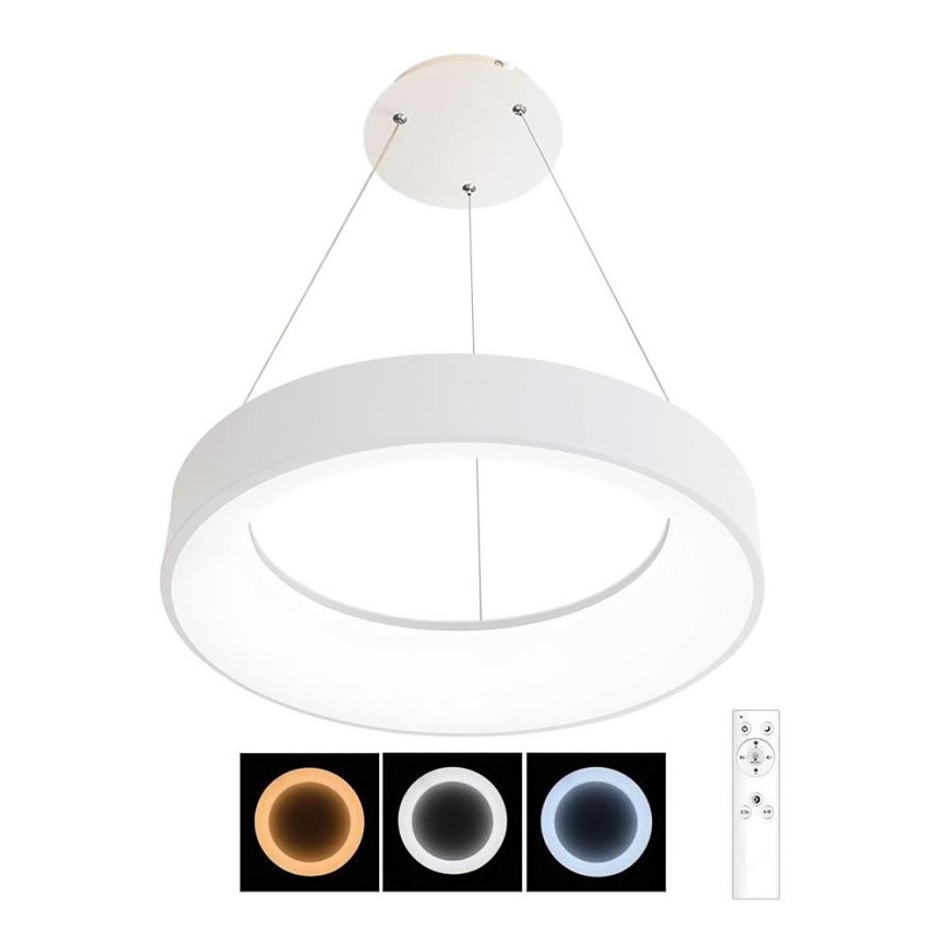 Candelabro suspenso LED com regulação NEST LED/40W/230V 3000-6500K branco +  controlo remoto