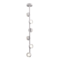 Candelabro suspenso LED COMFORT 6xLED/5W/230V branco