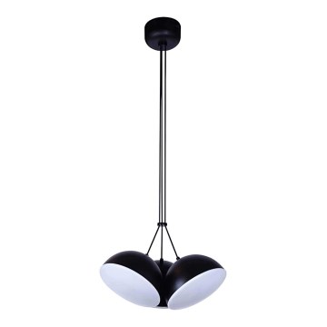 Candelabro suspenso LED CROWD 3xLED/20W/230V preto