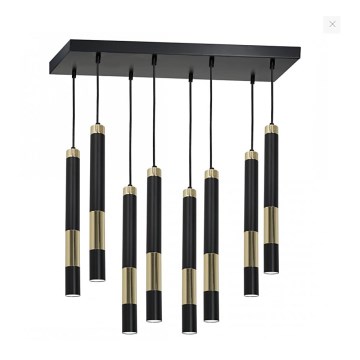 Candelabro suspenso LED DALLAS 8xGU10/3W/230V