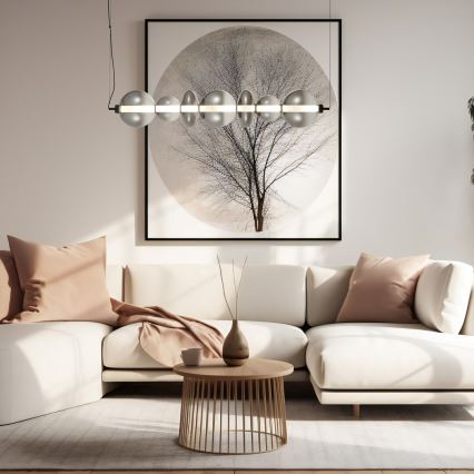 Candelabro suspenso LED DAPHNE LED/40W/230V cinzento