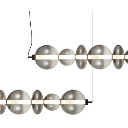 Candelabro suspenso LED DAPHNE LED/40W/230V cinzento