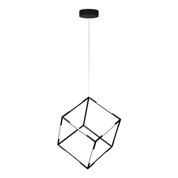 Candelabro suspenso LED DICE LED/48W/230V preto