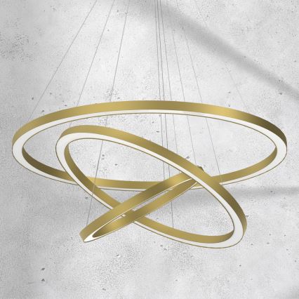 Candelabro suspenso LED GALAXIA LED/85W/230V dourada