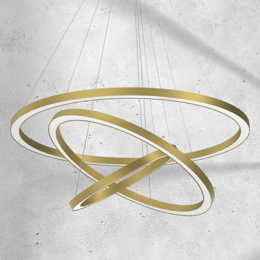 Candelabro suspenso LED GALAXIA LED/85W/230V dourada