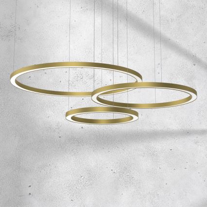 Candelabro suspenso LED GALAXIA LED/85W/230V dourada