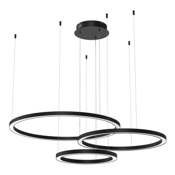 Candelabro suspenso LED GALAXIA LED/85W/230V preto