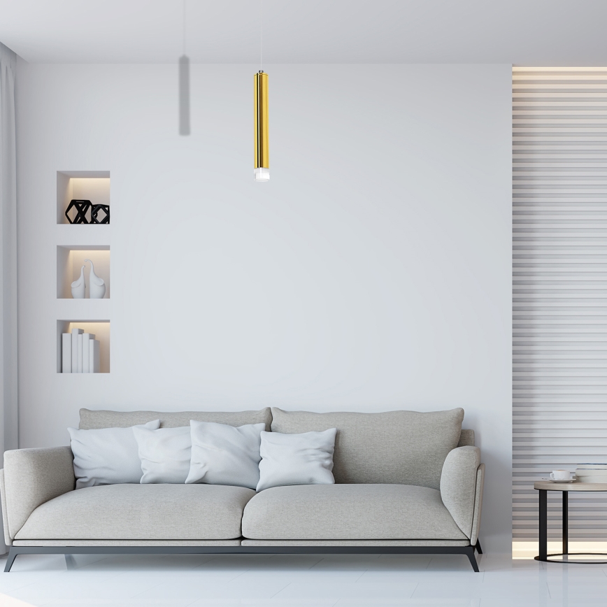 Candelabro suspenso LED GOLDIE 1xLED/5W/230V dourado