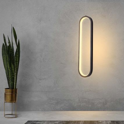 Candelabro suspenso LED LED/13W/230V 3000K preto