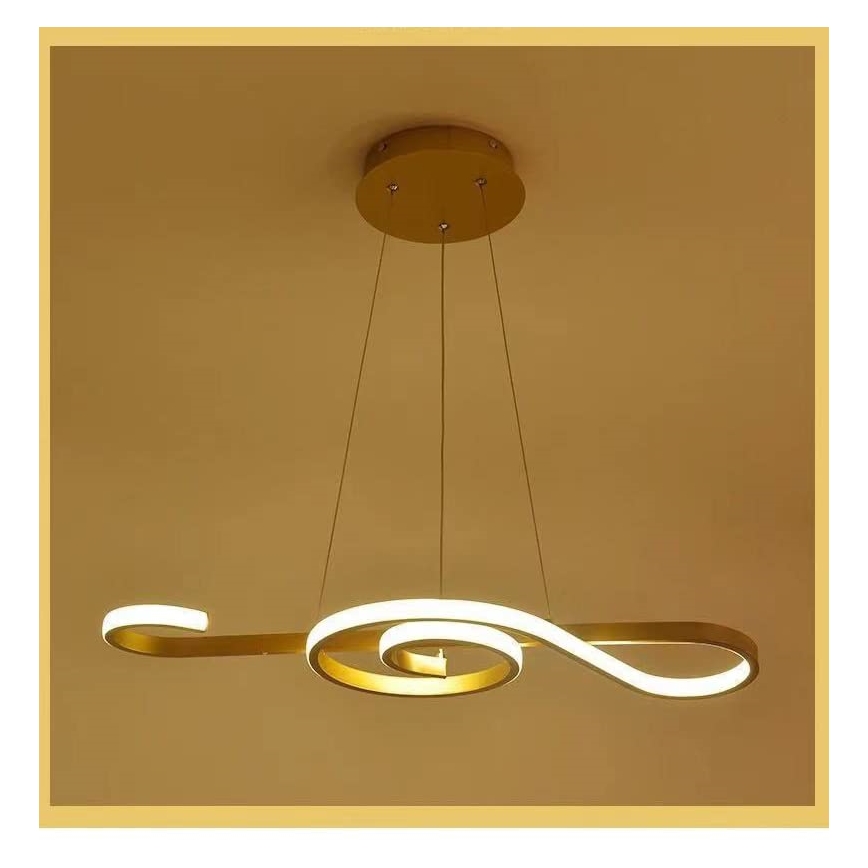 Candelabro suspenso LED LED/18W/230V 3000K dourada