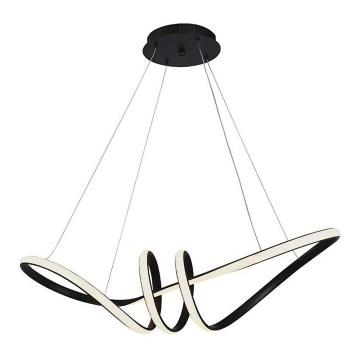 Candelabro suspenso LED LED/24W/230V 3000K preto