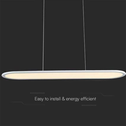 Candelabro suspenso LED LED/24W/230V 4000K branco