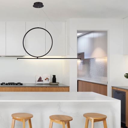 Candelabro suspenso LED LED/32W/230V 3000K preto