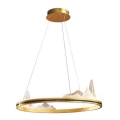 Candelabro suspenso LED LED/35W/230V 3000K dourada