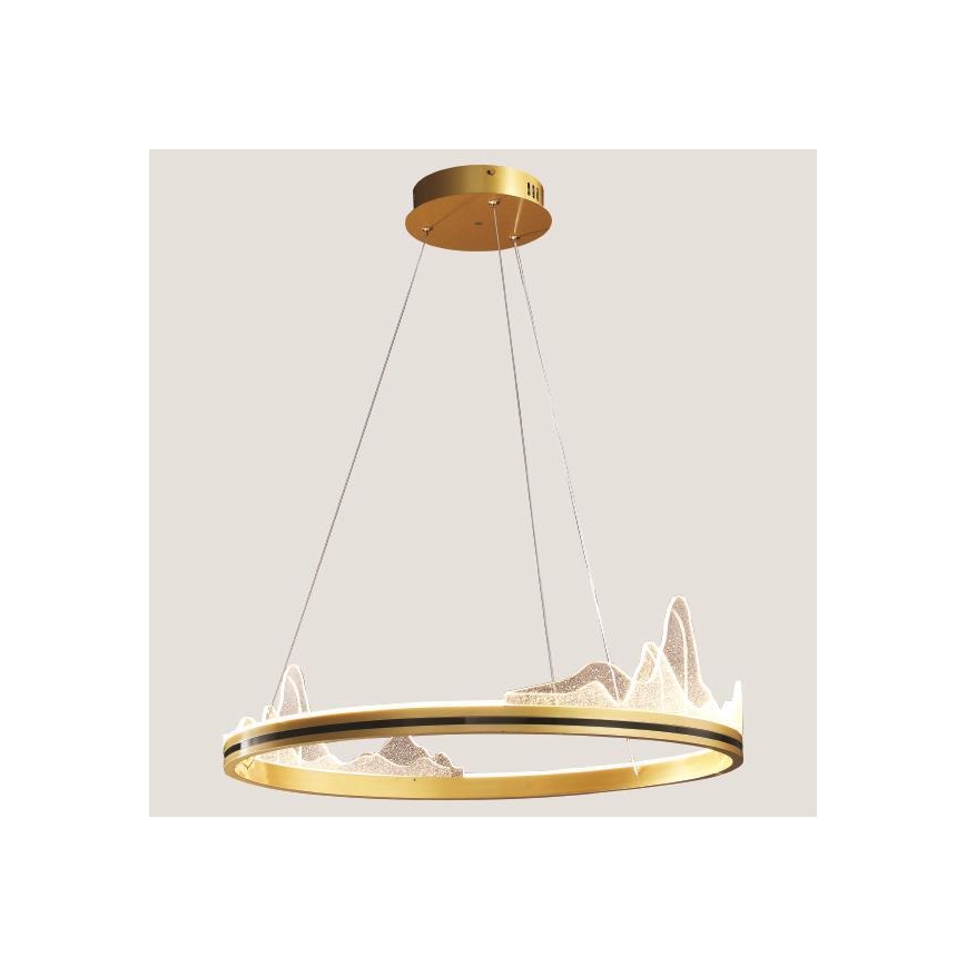 Candelabro suspenso LED LED/35W/230V 3000K dourada