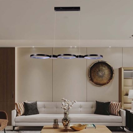 Candelabro suspenso LED LED/38W/230V 3000K preto
