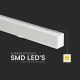 Candelabro suspenso LED LED/40W/230V 3000/4000/6400K branco