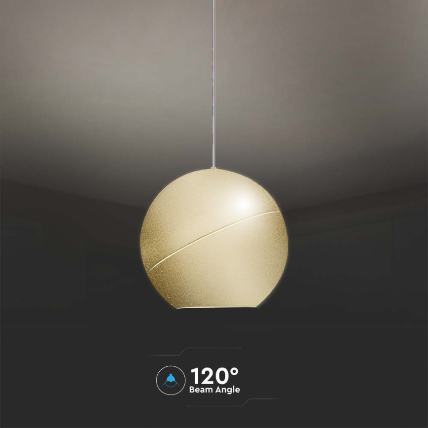 Candelabro suspenso LED LED/8,5W/230V 3000K cinzento