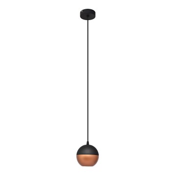 Candelabro suspenso LED MIDWAY 1xGU10/4,8W/230V preto/cobre