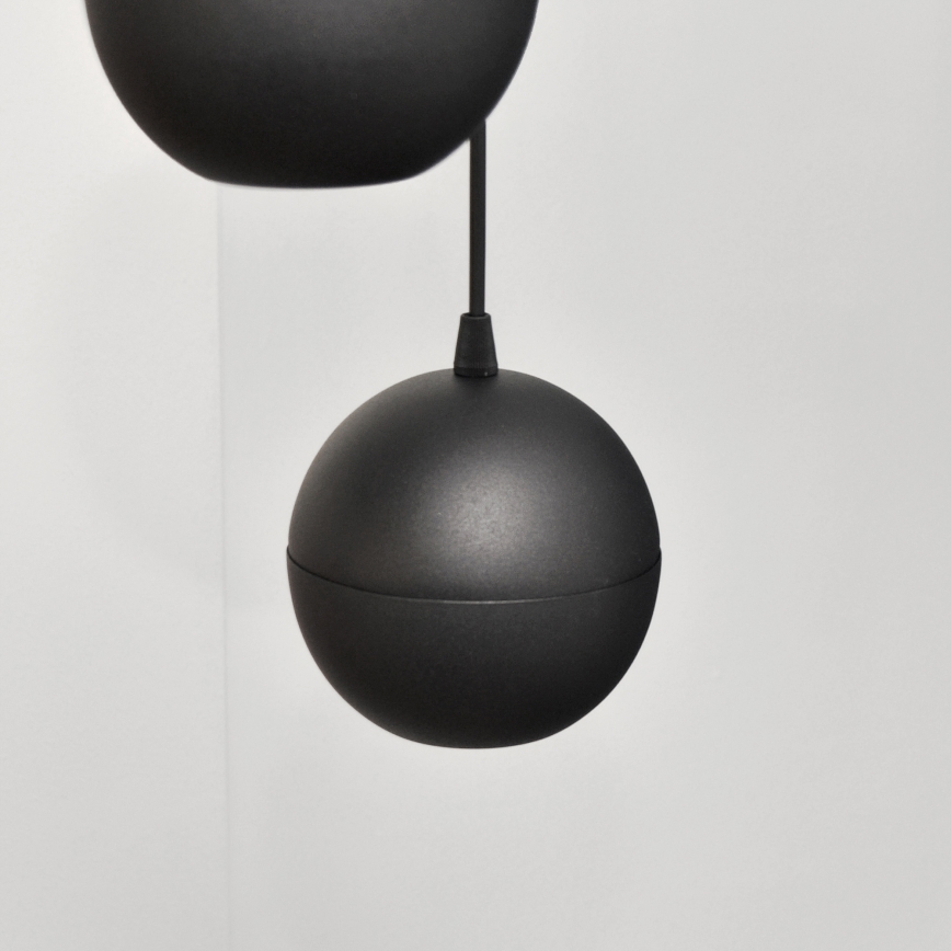 Candelabro suspenso LED MIDWAY 4xGU10/4,8W/230V preto