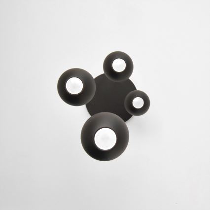 Candelabro suspenso LED MIDWAY 4xGU10/4,8W/230V preto