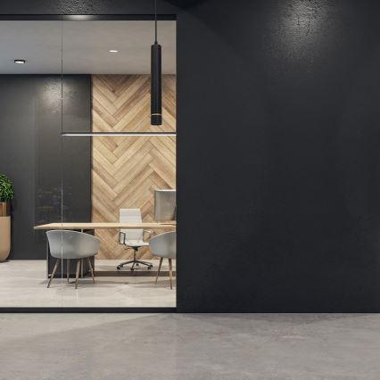 Candelabro suspenso LED para sistema de carril TRACK PENDANT LED/3W/230V preto