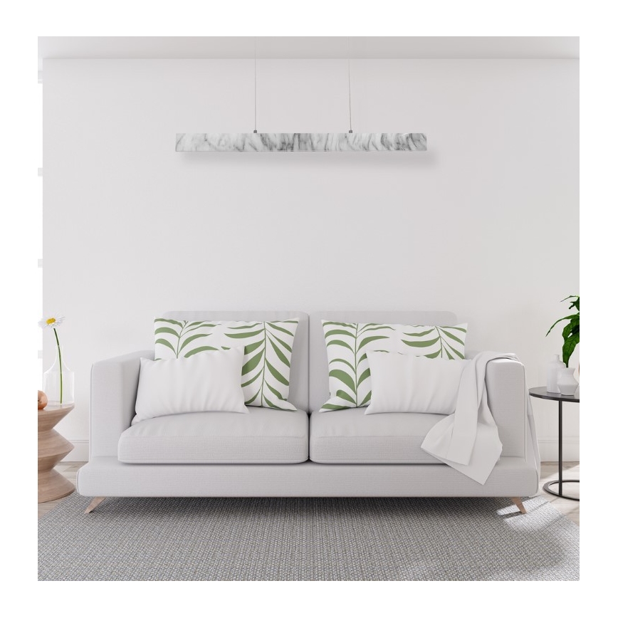 Candelabro suspenso LED PIERCE LED/18W/230V  branco/cinzento
