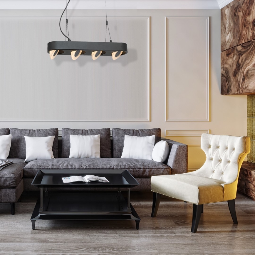 Candelabro suspenso LED PRIMO 4xLED/40W/230V