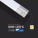 Candelabro suspenso LED SAMSUNG CHIP 1xLED/40W/230V 4000K preto