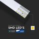 Candelabro suspenso LED SAMSUNG CHIP LED/40W/230V 4000K preto
