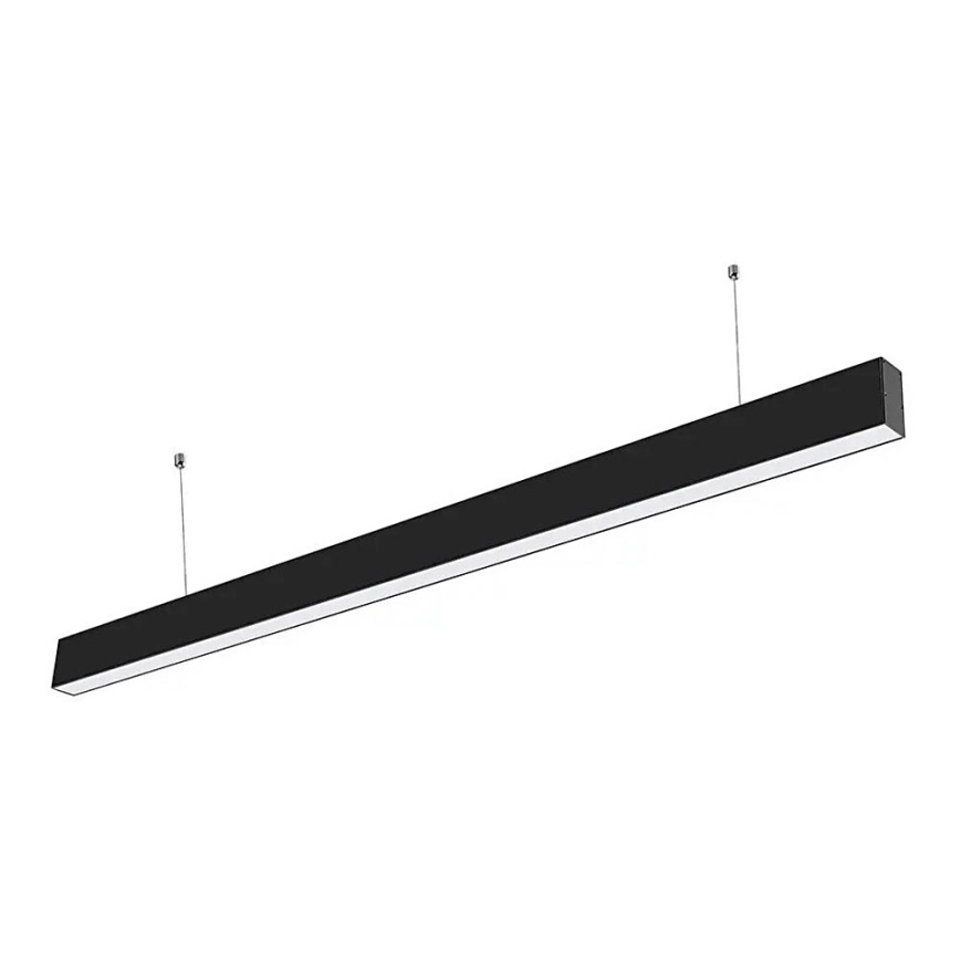 Candelabro suspenso LED SAMSUNG CHIP LED/40W/230V 6400K preto