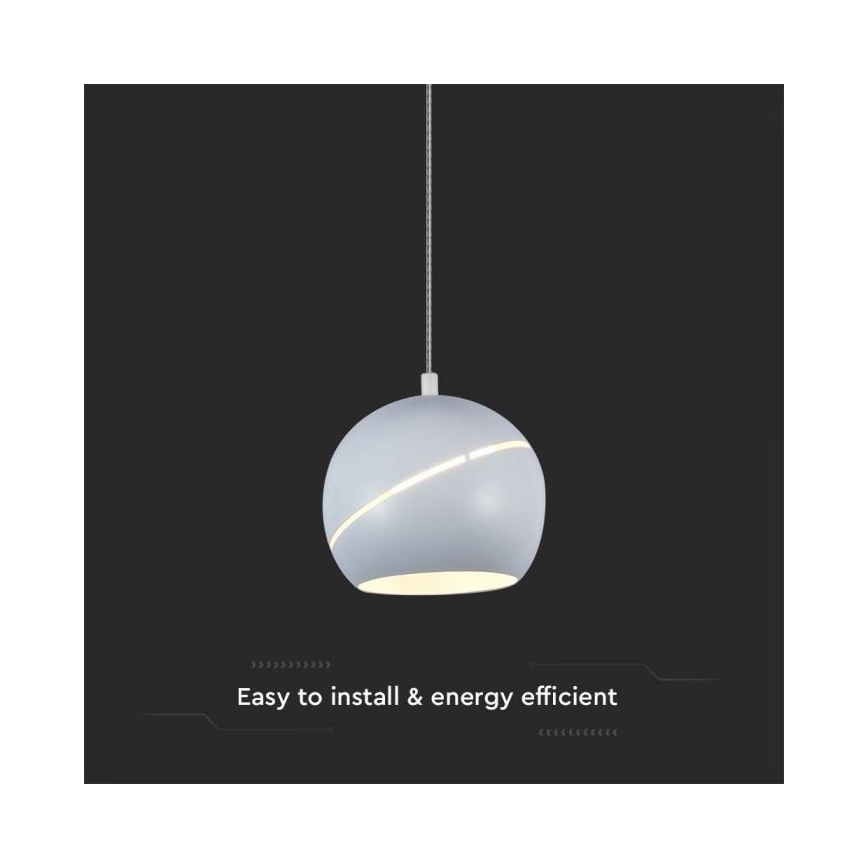 Candelabro suspenso LED táctil LED/8,5W/230V 3000K branco