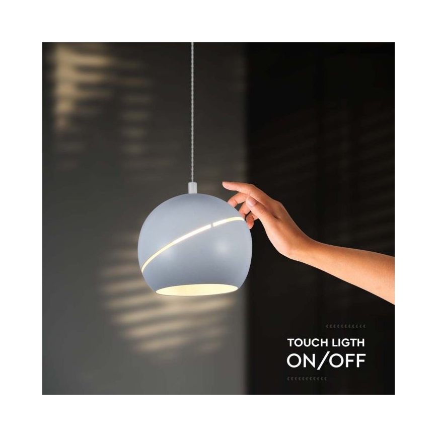 Candelabro suspenso LED táctil LED/8,5W/230V 3000K branco